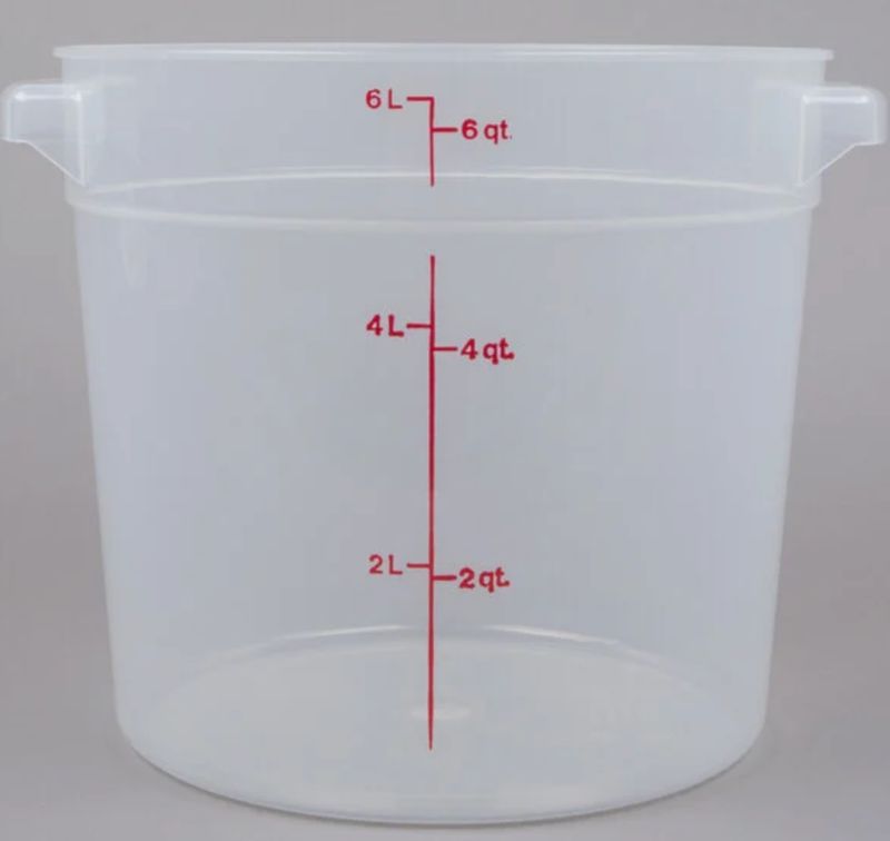 6 Qt ROUND CONTAINER