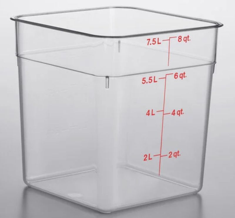 SQUARE 8QT STORAGE CONTAINER