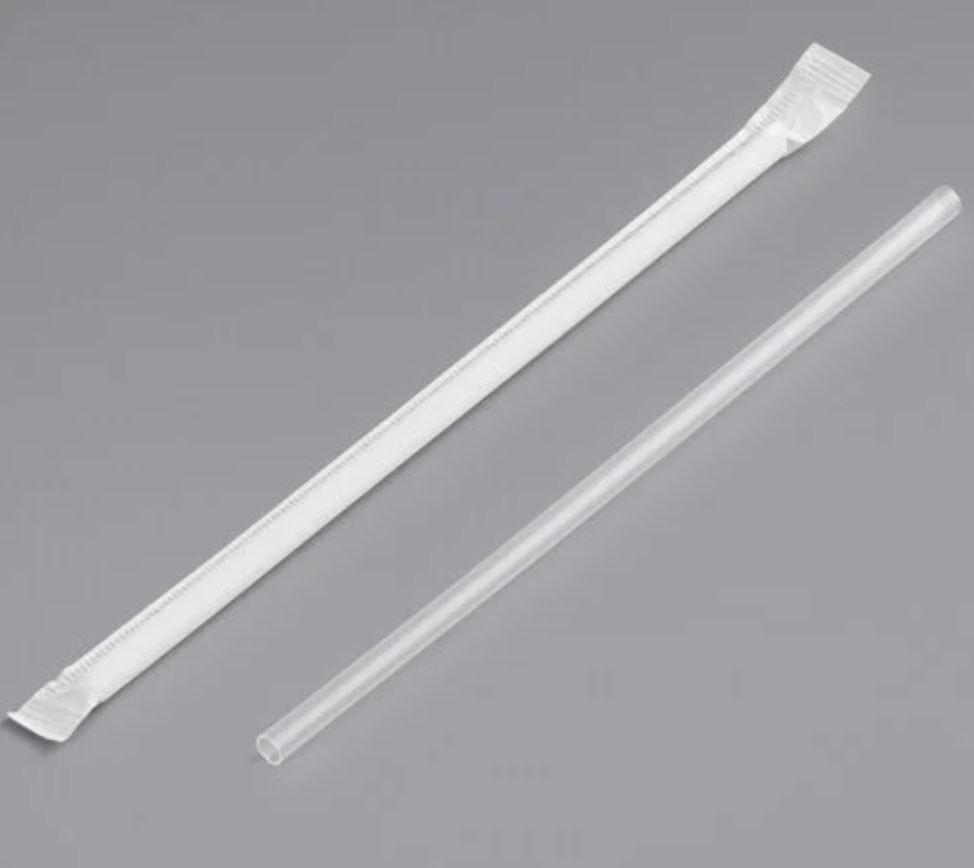 7.75" JUMBO STRAWS - WRAPPED