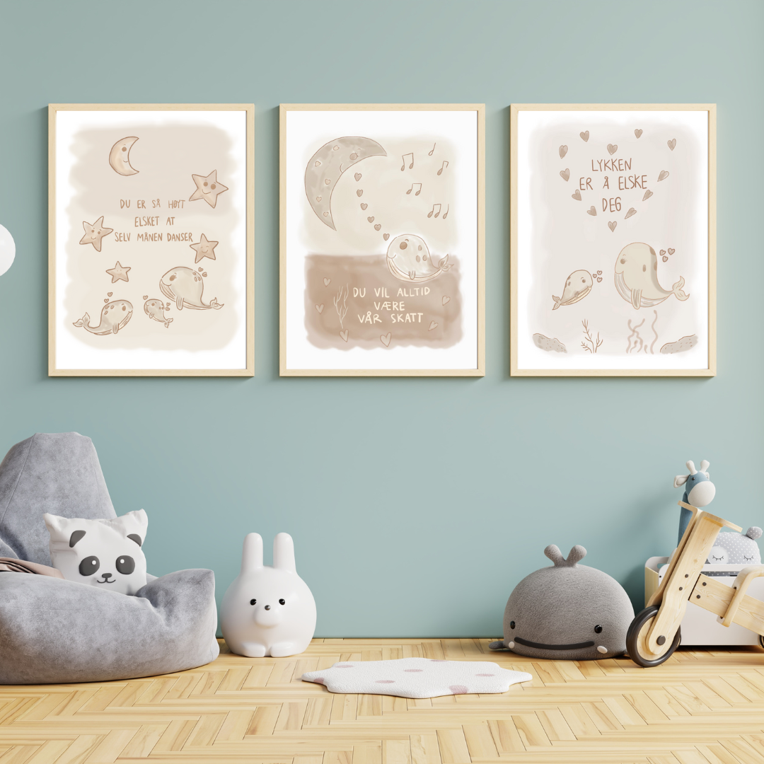 Du er så høyt elsket at selv månen danser