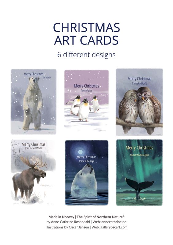 Kort nr. 20 - Engelske Julekort i pakker