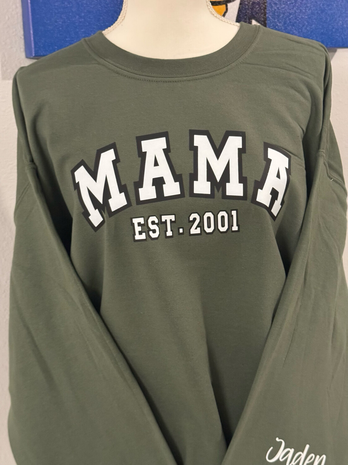 Personalized “Mama” Sweatshirt