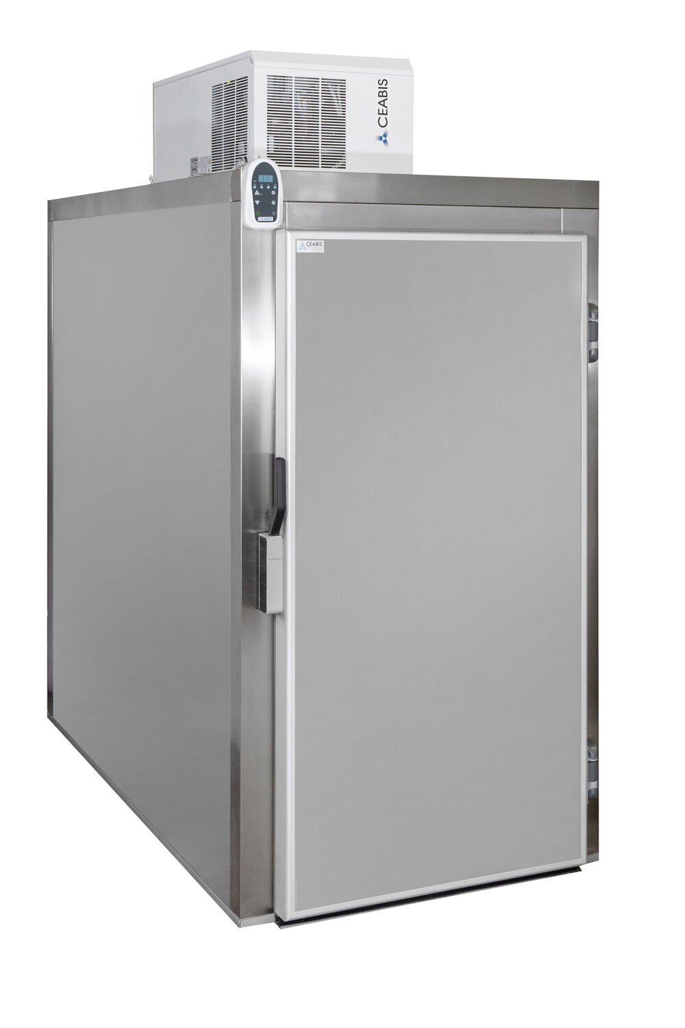 Cámara frigorífica para dos cuerpos con opción de inserción de carro - 1 puerta con apertura frontal
