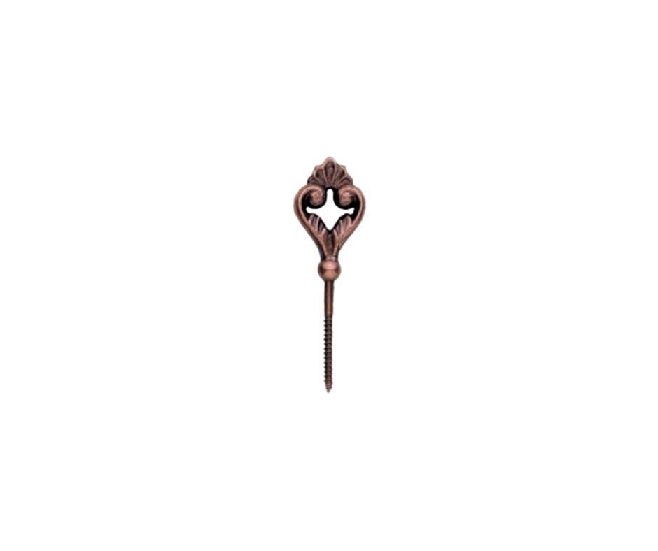 Tornillo de acero linea 817 con mariposa de zamak acabado cobre