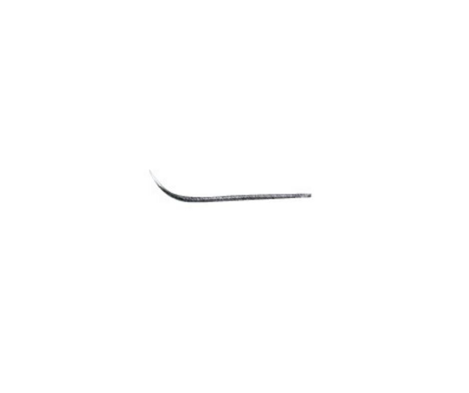 Aguja de sutura fina “J” 75 mm