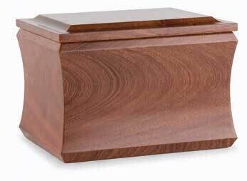 Urna cineraria Liberty Line Luxury madera caoba satinada