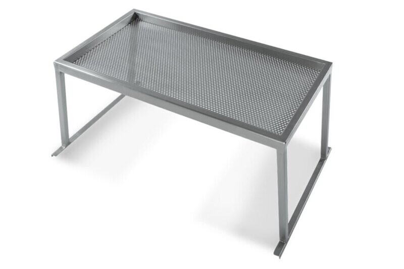 Mesa auxiliar de acero inoxidable para examen