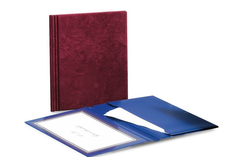Porta documentos con núcleo de cartón