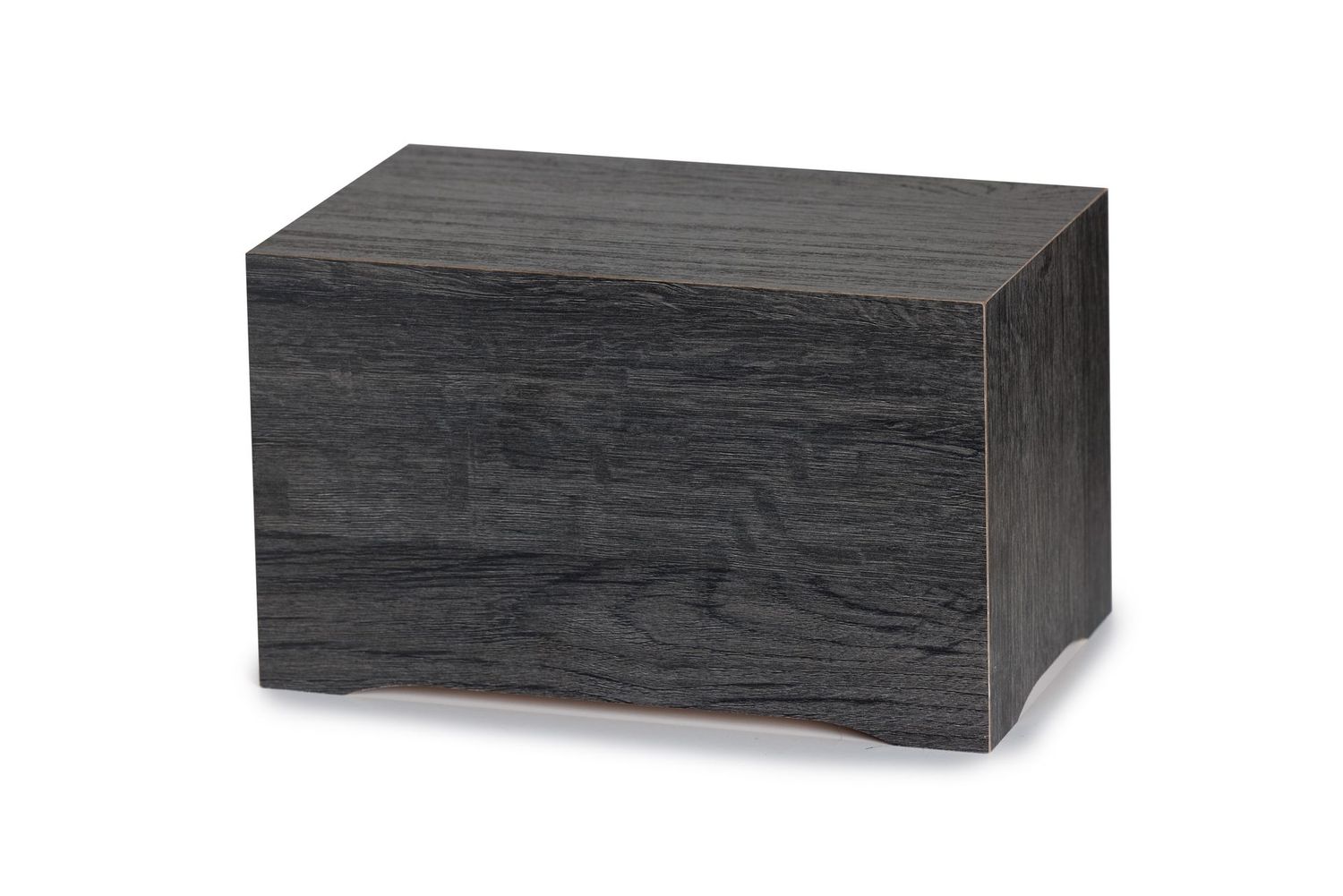 Urna de madera con acabado en antracita