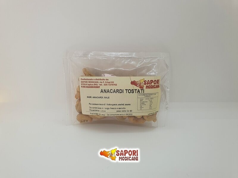 Anacardi Tostati