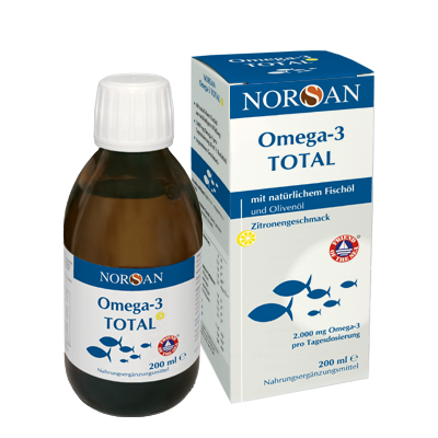 Omega-3 Total Öl mit Zitronengeschmack