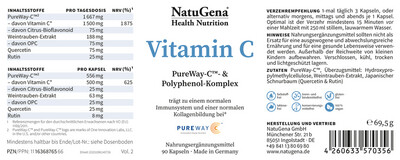Vitamin C mit OPC - PureWay-C®- & Polyphenol-Komplex