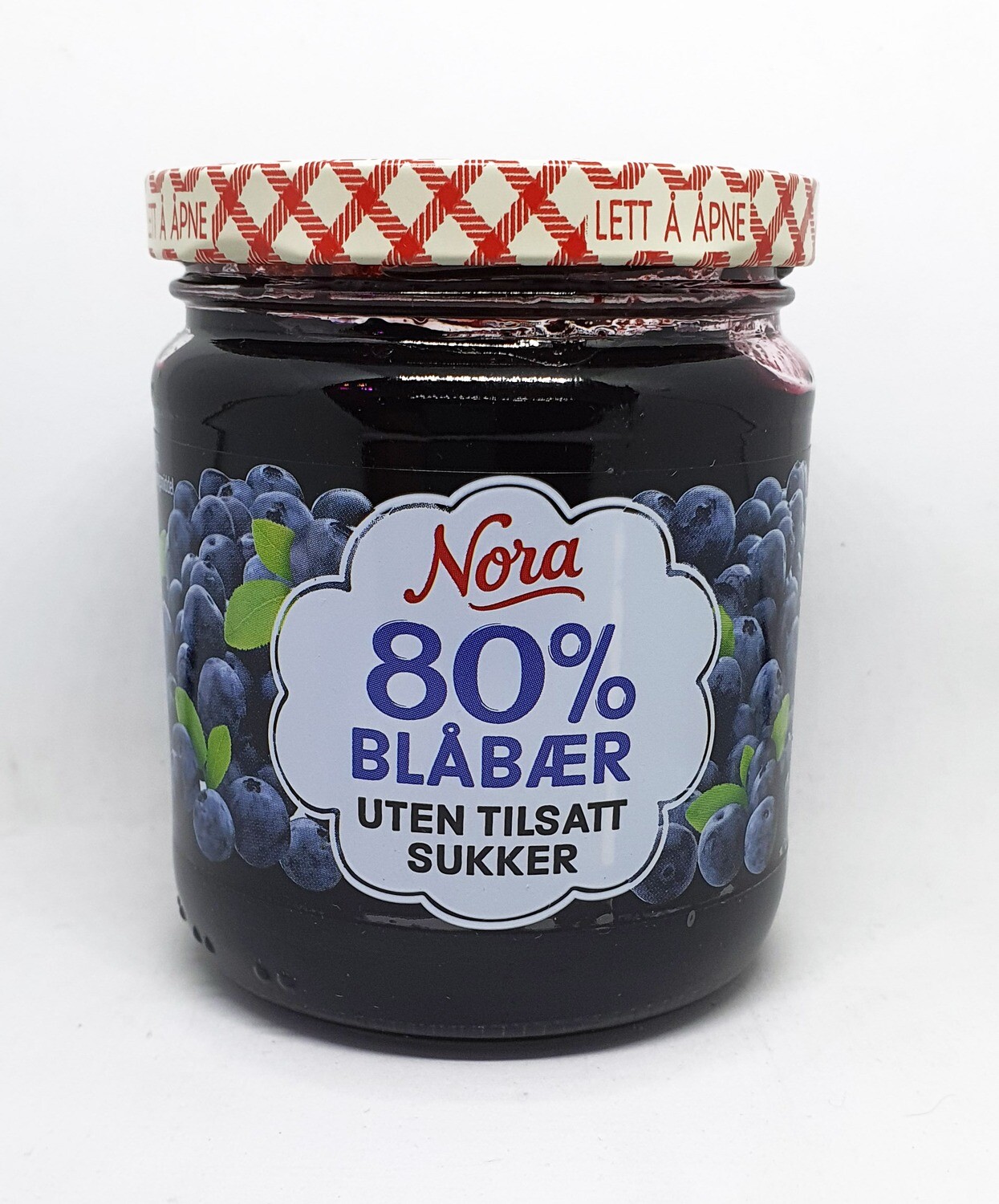 Nora 80% Blabaer Blaubeer Marmelade ohne Zuckerzusatz