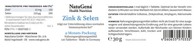 NatuGena Zink und Selen  (4-Monats-Packung)