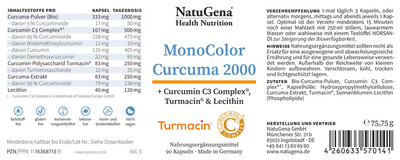 NatuGena MonoColor Curcuma 2000  (1-3-Monats-Packung)