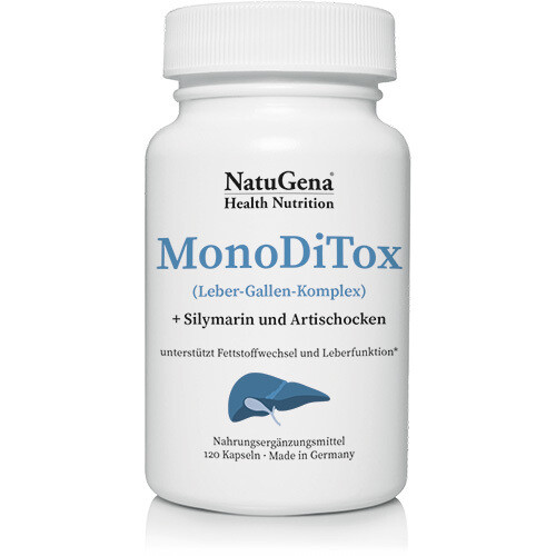 NatuGena MonoDiTox (Leber-Gallen-Komplex) +Silymarin und Artischocken