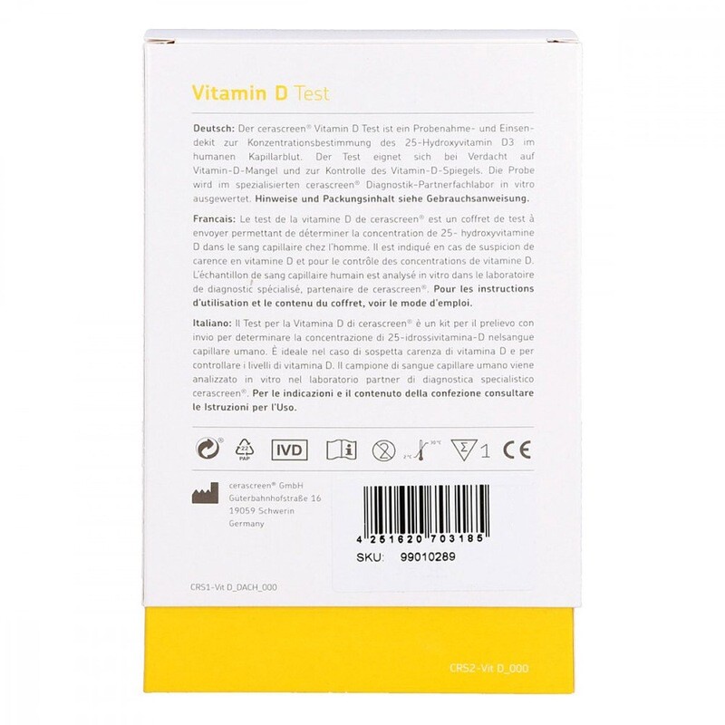 Cerascreen Vitamin D Test für zu Hause (Testkit)