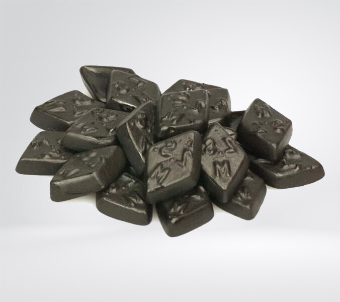 De Bron Zoute Ruitjes Salzlakritz Zuckerfrei 1 Kg