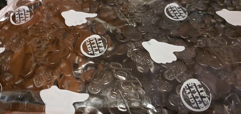 De Bron Zoute Klavertjes Salzlakritz Zuckerfrei 1 kg