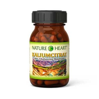 Nature Heart Kaliumcitrat - 1 Glas mit 60 Kapseln (1-Monats-Packung)