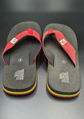 BOB Marley Herren Flip-Flops schwarz Rot Gelb Grün Gr. 42