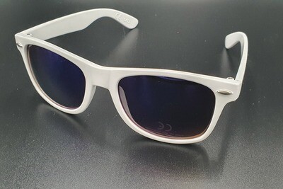 Sonnenbrille weiß Retro Vintage Unisex UV400