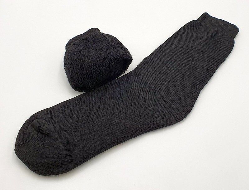 Damen und Herren Thermo Socken schwarz Einheitsgröße