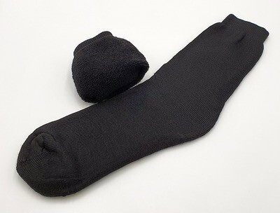 Damen und Herren Thermo Socken schwarz Einheitsgröße
