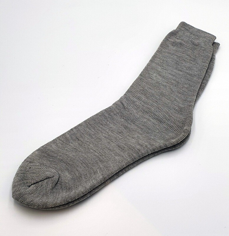 Damen und Herren Thermo Socken hellgrau Einheitsgröße