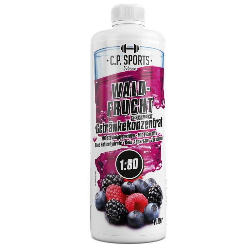 Getränkekonzentrat zuckerfrei Sport Liquid C.P. Sports Waldfrucht 1 Liter