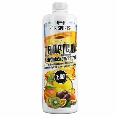 Getränkekonzentrat zuckerfrei Sport Liquid C.P. Sports Tropical 1 Liter
