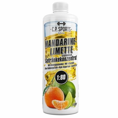 Getränkekonzentrat zuckerfrei Sport Liquid C.P. Sports Mandarine Limette 1 Liter