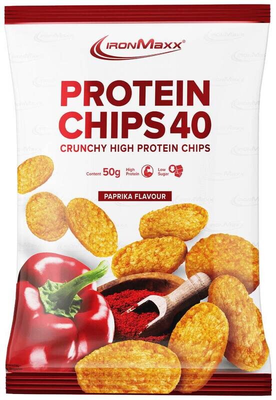 IronMaxx Protein Chips 40 Paprika 1x50g