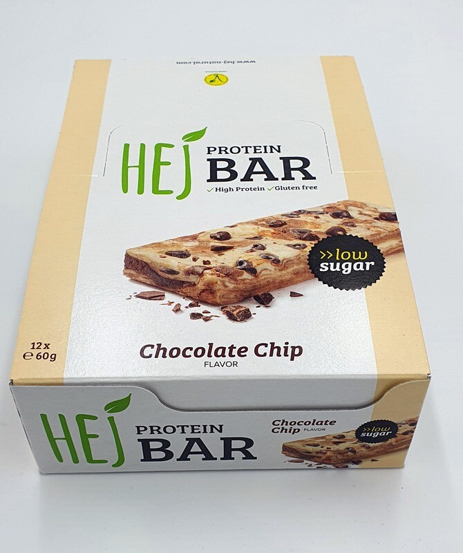 HEJ BAR Proteinriegel Chocolate Chip 12 x 60g