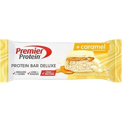 Premier Protein Bar Deluxe White Chocolate Vanilla + Caramel 1x50g