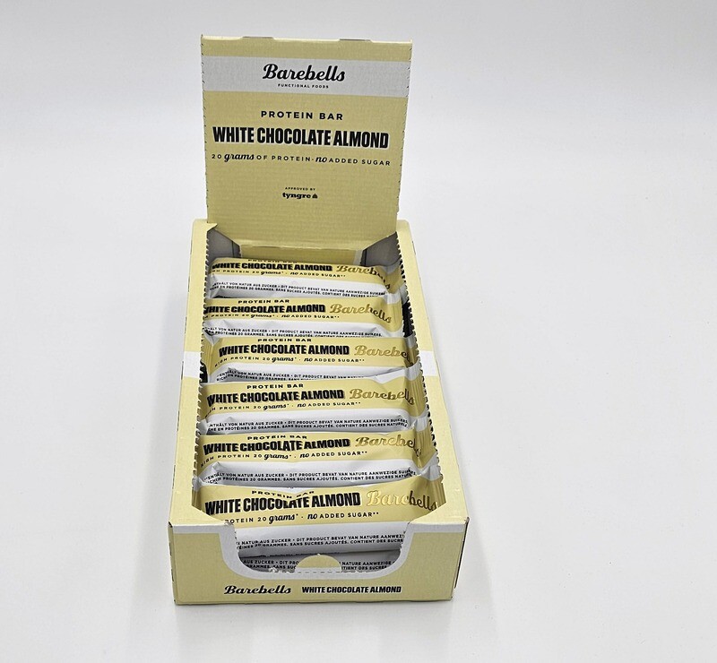 Barebells Protein Bar White Chocolate Almond 12x55g ohne Palmöl
