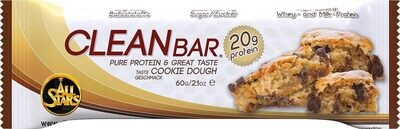 ALL STARS Clean Bar Cookie Dough 18x45g Protein-Riegel nur 2g Kohlenhydrate