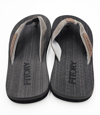 FITORY Herren-Flip-Flops Zehentrenner grau-grau Gr. 42