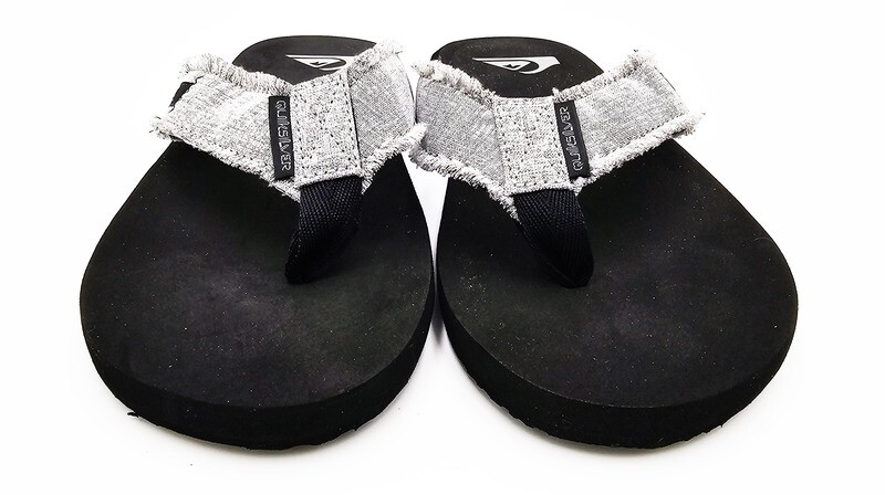 Quiksilver Herren-Flip-Flops Zehentrenner schwarz-grau Gr. 42