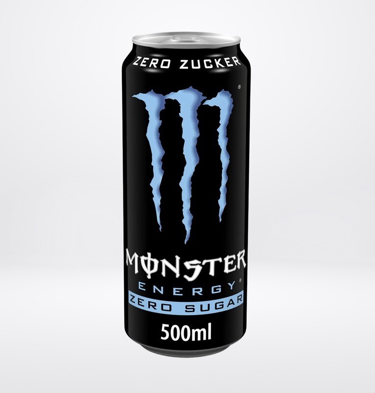 Monster Energy Drink Zero Zucker mit Taurin &amp; L-Carnitin 500ml