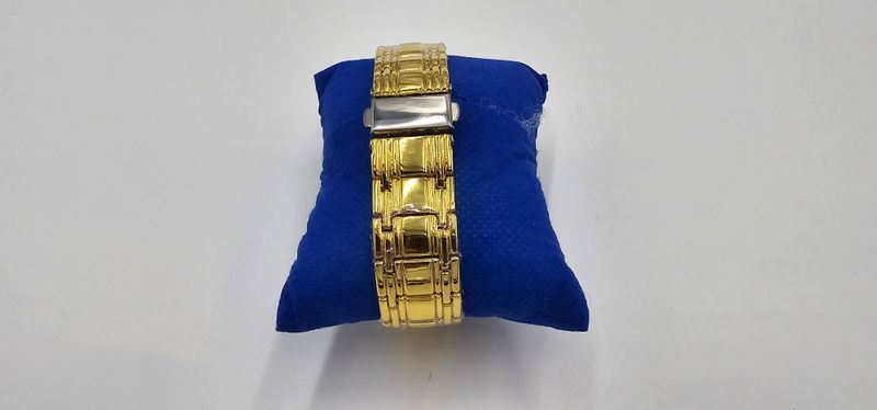 FOURRON Herren-Quarzuhr Gold/Gold – Edelstahl, römische Ziffern & leuchtet im Dunkeln