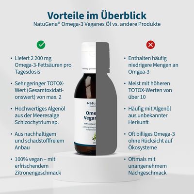 Omega-3 Öl Veganes Öl