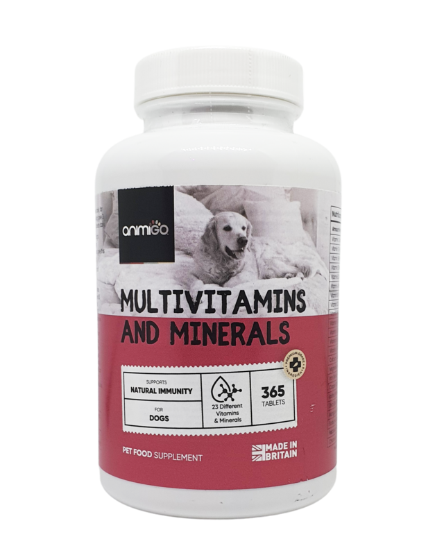 Animigo Multivitamine und Mineralstoffe für Hunde Animigo Multivitamine und Mineralstoffe für Hunde