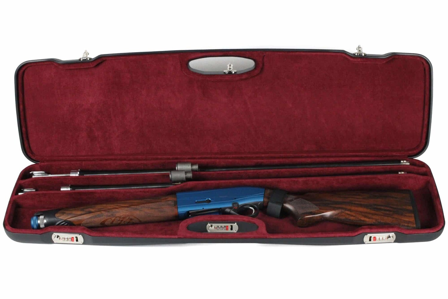 ESTUCHE PARA ESCOPETA SEMI AUTOMÁTICA CON 2 JUEGOS DE CAÑONES DE HASTA 36&quot;