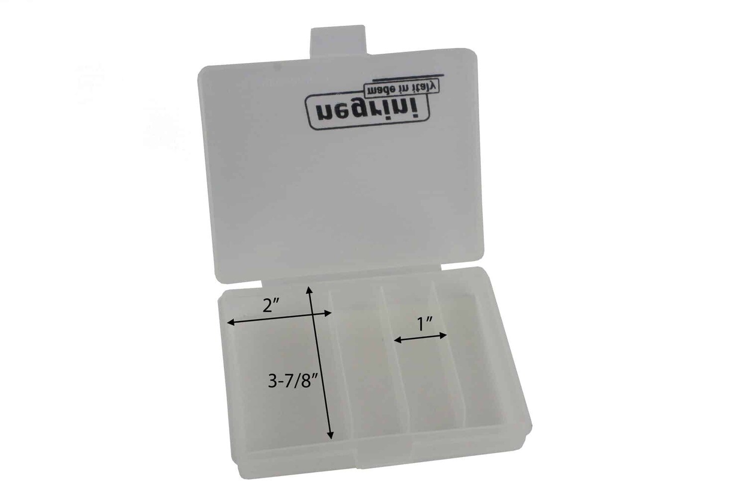 ESTUCHE TRANSPARENTE PARA 3 BOQUILLAS EXTENDIDAS CON COMPARTIMENTO PARA LLAVE