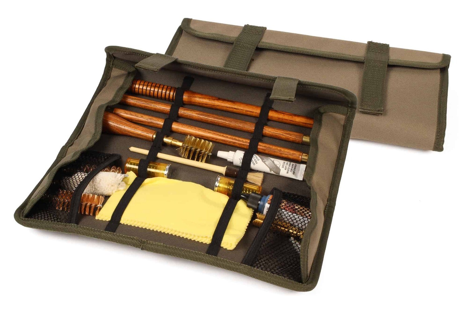 KIT DE LIMPIEZA PARA ESCOPETA CAL. 12 GA CON VARILLA DE 32&quot;