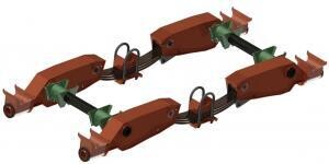 Cush Sprung Trailer Ridgid Walking Beam 75K