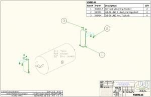 Mounting Kit for Air Tank
