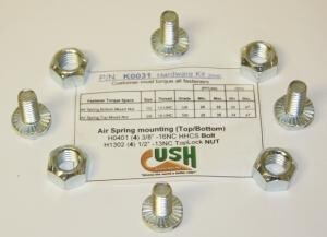 Bolt Kit, Dual Air Spring Lift Kit