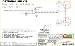 Electric control for trailer lift kit